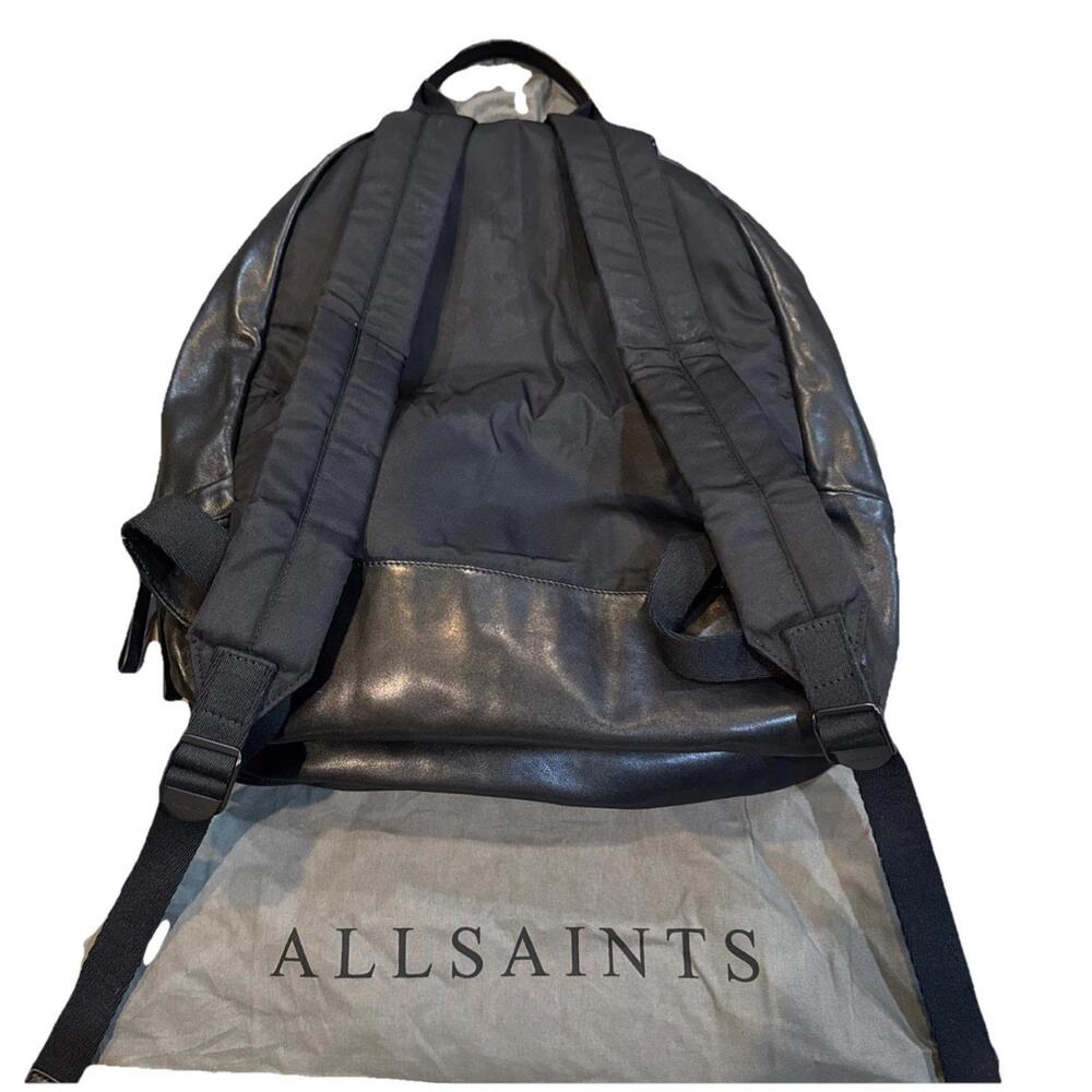All Saints Men's Carabiner Backpack, Black, ONE Size - Picture 8 of 8